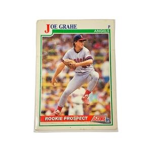 1991 Score - #367 Joe Grahe, California Angels